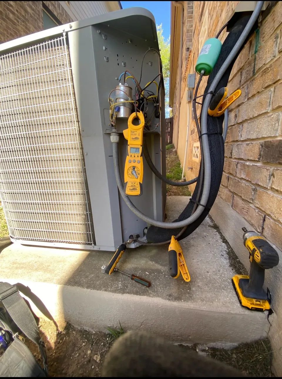 AC system diagnostic testing