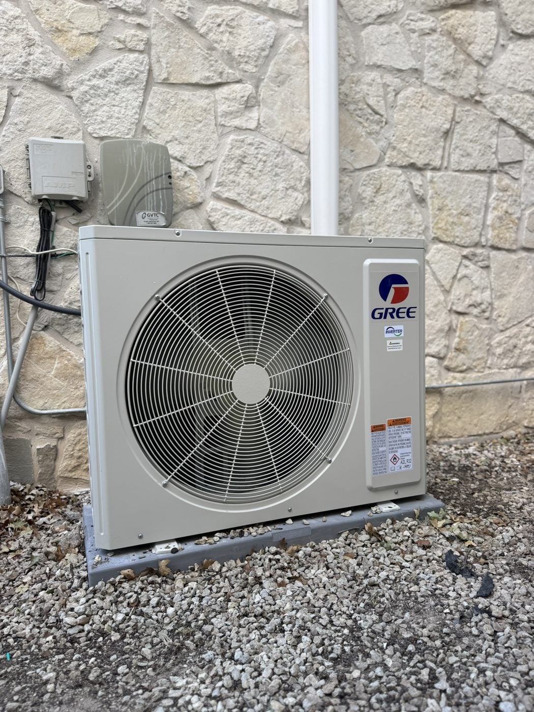 New high-efficiency AC installation