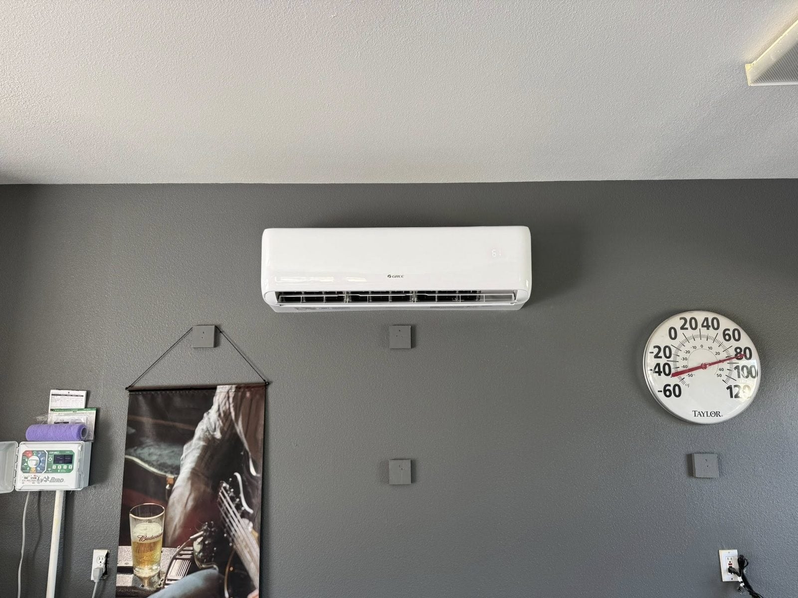Gree interior mini-split installation